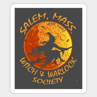 Salem Witch and Warlock Society Est 1692 Sticker